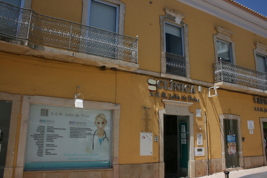 The traditional façade belies the modern clinic and pharmacy Healthcare